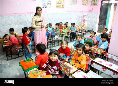 India Play School Nursery School Stock Photo 8560313 Alamy