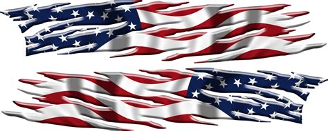 American Flag Flames Vinyl Auto Graphic Decal Xtreme Digital Graphix