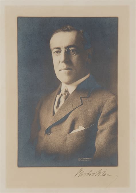 Woodrow Wilson Signed Photograph Rr Auction