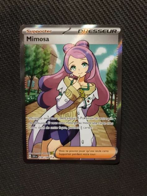 Carte Pok Mon Mimosa Full Art Carlate Et Violet Ev Neuve Vf