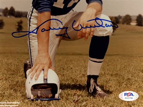 Johnny Unitas Signed Colts 8x10 Photo Psa Loa Pristine Auction