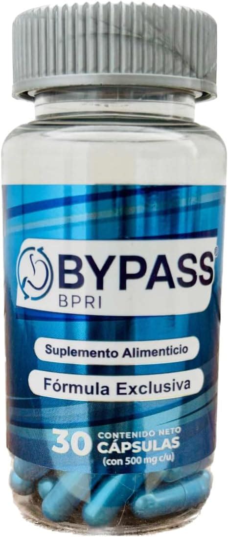 Bypass Bpri Azul 30 Cápsulas Suministro para 30 días Amazon mx