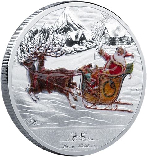 Littryee Moneda De Medalla Conmemorativa De Navidad Medalla De Alce De