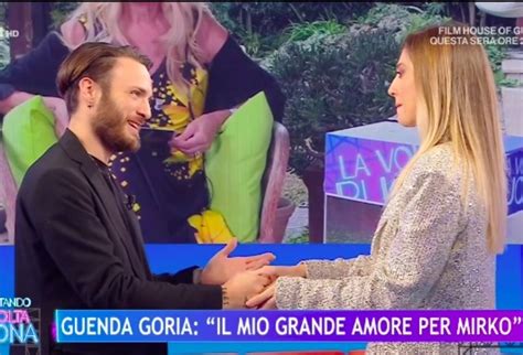 Guenda Goria Si Sposa La Proposta Di Mirko Gancitano In Diretta A La