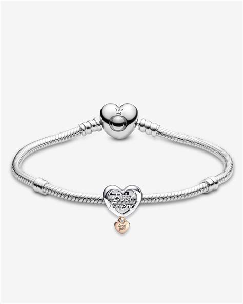 Pandora Moments Heart Clasp Snake Chain Bracelet Atelier Yuwa Ciao Jp