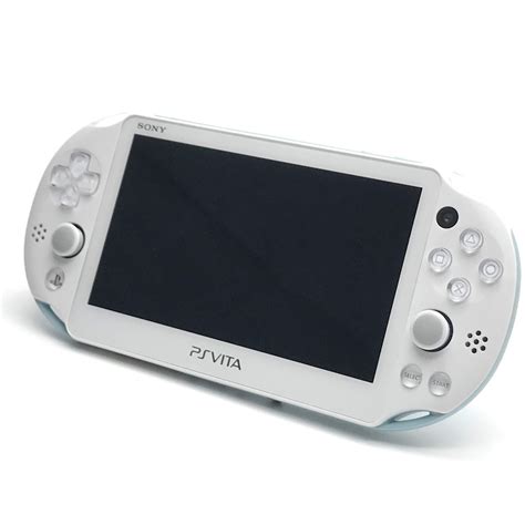 Sony Ps Vita Pch Slim Light Blue White Fw W Charger