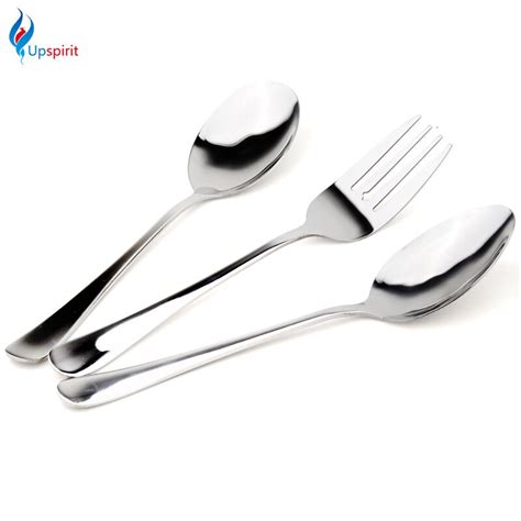 Aliexpress Buy 2Pcs Eco Friendly Stainless Steel Serving Spoons