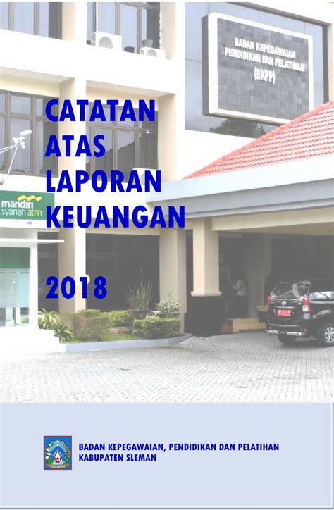 Pdf Catatan Atas Laporan Keuangan Filemempertanggungjawabkan