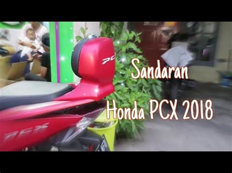 Sandaran Honda Pcx Afmotoshop Youtube