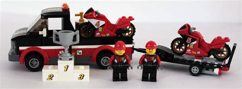 Lubo Creative Bricks Lego City Racing Bike Transporter