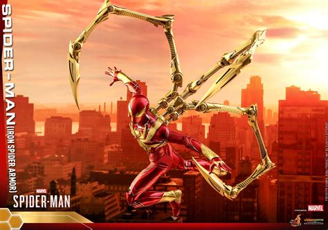 Hot ToysMarvels Spider Man蜘蛛俠 Iron Spider Armor 比例珍藏人偶 Toys