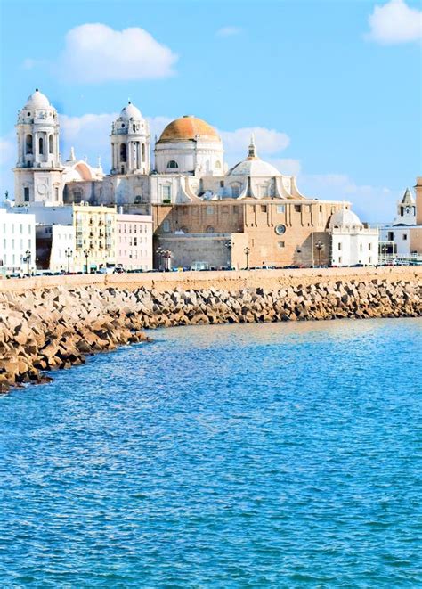 Cathedral of Cadiz stock photo. Image of medieval, atlantic - 158563906