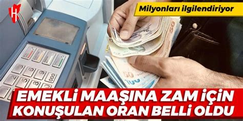 Meclis te emekli maaşına zam için konuşulan oran belli oldu