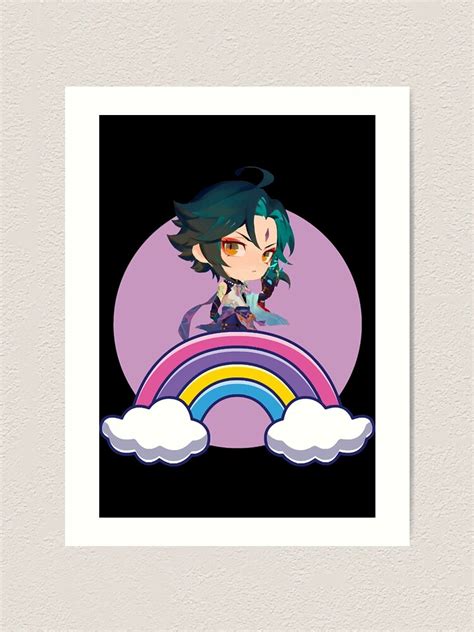 Genshin Impact Chibi Xiao Art Print By Burmside48 Redbubble