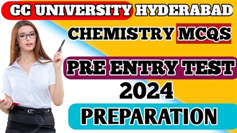 Gc University Hyderabad Pre Entry Test Chemistry Section