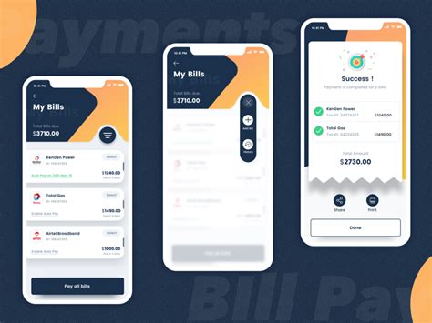 Bill Payments Banking App Banking App Mobile App Design Inspiration