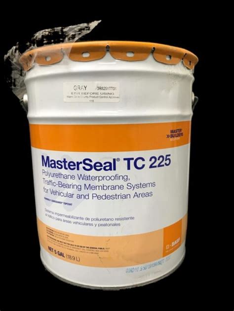 Masterseal Tc 225 Masterseal Traffic 1500 Metro Sealant