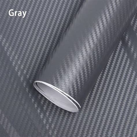 Buy 3D Carbon Fiber Vinyl Film Car Stickers Waterproof Car Styling Wrap