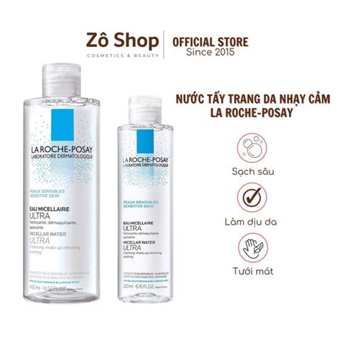 Nước tẩy trang La Roche Posay Micellar Ultra cho da nhạy cảm Mỹ phẩm