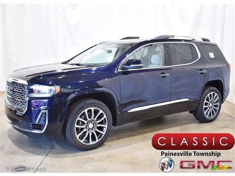 2022 Midnight Blue Metallic Gmc Acadia Denali Awd 142992392 Photo 4