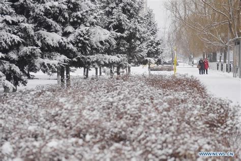 Heavy Snowfall Hits Ne China S Jilin Province