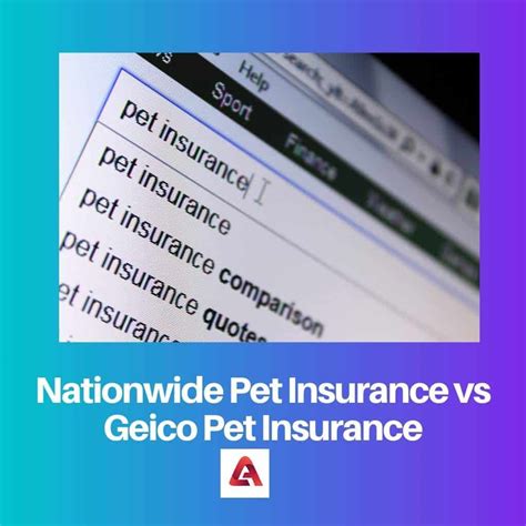 Nationwide Vs Geico Pet Insurance Difference And Comparison