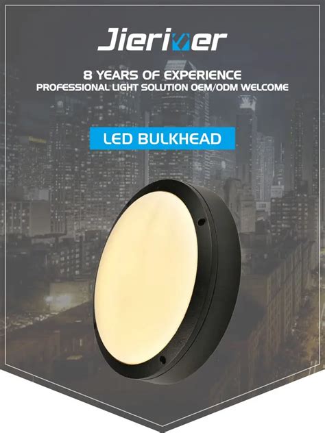 Waterproof Ip65 18w Led Bulkhead Luminaire For Outdoor Amenity Light