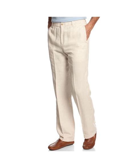 Tommy Bahama Big And Tall Men S New Linen On The Beach Pants In Natural