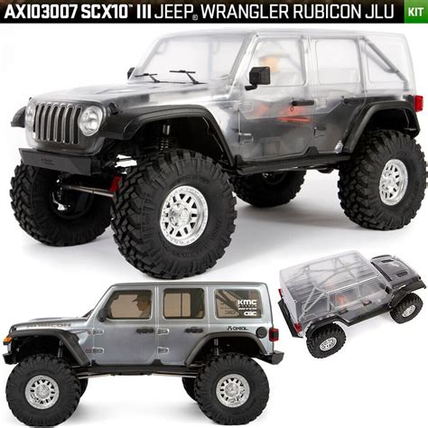 Axial Scale Scx Iii Jeep Jlu Wrangler Kit Axi For Sale