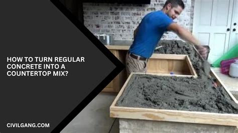 All About Best Concrete Mix For Countertops The Best Concrete Mix For