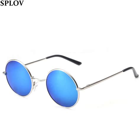 New Brand Designer Classic Polarized Round Sunglasses Men Small Vintage