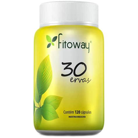 30 Ervas 120 Caps Fitoway Meu Mundo Fit