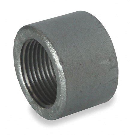 galvanized forged steel cap, 3/8" pipe size, fnpt connection type ...