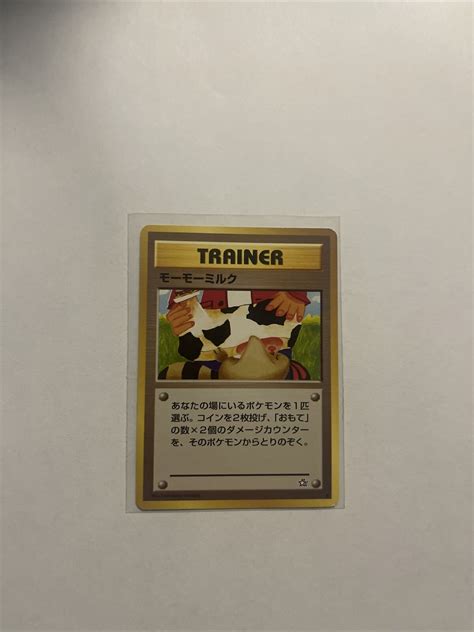 Pokemon Card Moo Moo Milk Banned Artwork Neo Genesis Japanese Trainer Mint Values Mavin