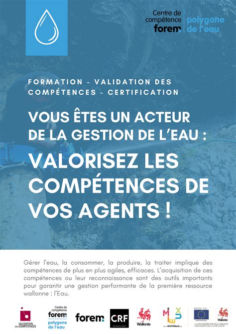 CRF Gestion de l eau Valorisez les compétences de vos agents Page