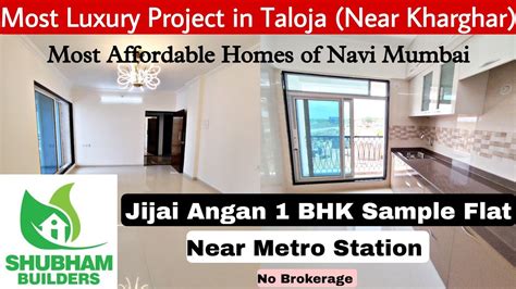 Jijai Angan Bhk Sample Flat Tour Lavish Flat Near Taloja Metro