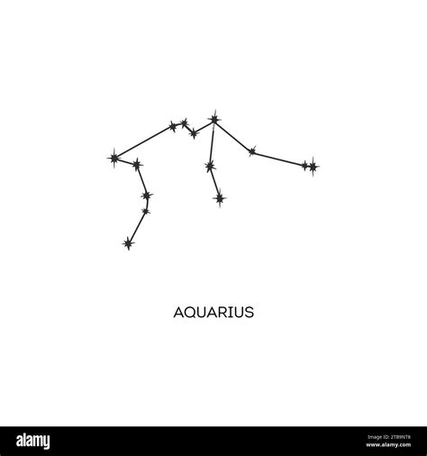 Aquarius Constellation Vector Illustration Stock Vector Image And Art Alamy