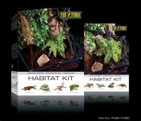 Exo Terra Habitat Kit Rainforest Kit Inicio Terrario Selva