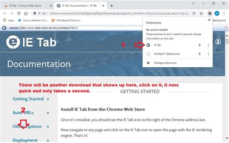 Installing Ie Tab In Chrome