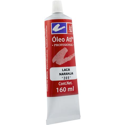 Pintura Óleo Atl Laca Naranja 160ML Papelería Lumen