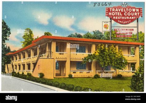 Traveltown Hotel Court Restaurant Motels Restaurants Tichnor