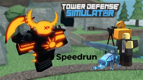 Tower Defense Simulator Molten Mode Speedrun Solo Roblox YouTube