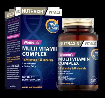 Nutraxin Vitals Complexe Multi Vitamine Pour Femme Parapharmolivier