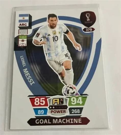 LIONEL MESSI ARGENTINA PANINI Adrenalyn WC QATAR 2022 GOAL MACHINE CARD