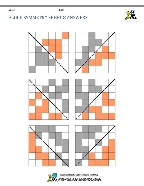 Symmetry Worksheet