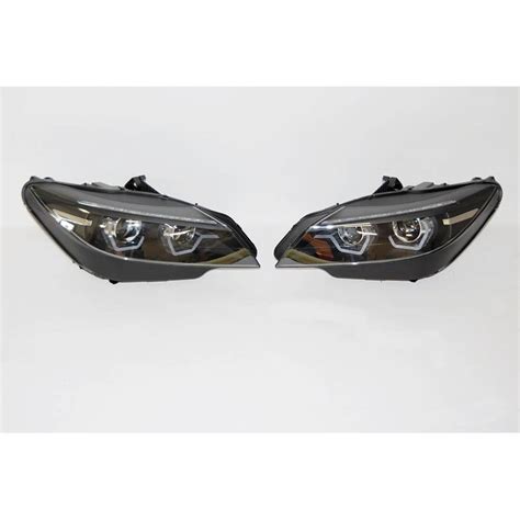 Set Of Headlamps Bmw Z4 E89 09 13 Black Drl Xenon Bimar Tuning