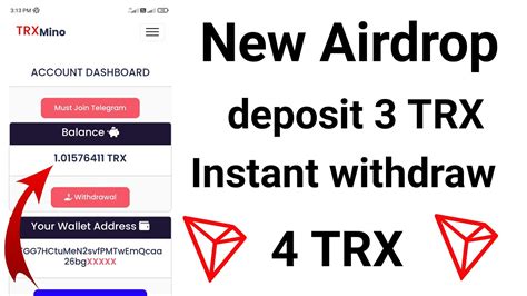 New Free Tron Mining Site 2021 Signup Bonus 1 H S Power Free