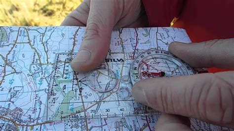 Setting A Map With A Compass Youtube