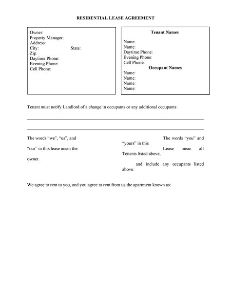 Free Rental Application Templates Forms Word Pdf Artofit