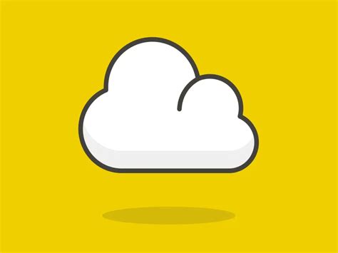 Cloud Emoji Icon PNG vector in SVG, PDF, AI, CDR format